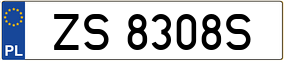 Truck License Plate